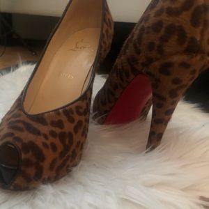 Christian Louboutin Leopard print heels